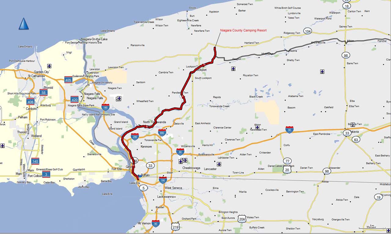 Where Does The Erie Canal Bike Path Start In Buffalo?